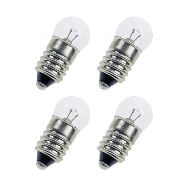 December light bulb - Clear, 5w, 4-pack e10, 3w - Konsthantverk