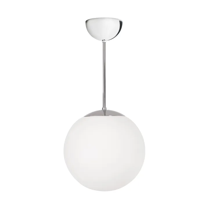 Funkis Glob pendant - White-chrome Ø25 cm - Konsthantverk