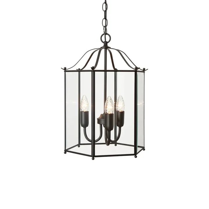 Glimminge 3 pendant Ø32 cm - Matte black - Konsthantverk