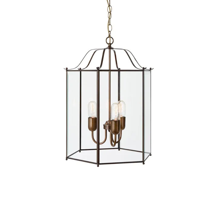 Glimminge 3 pendant Ø32 cm - Oxidized brass - Konsthantverk