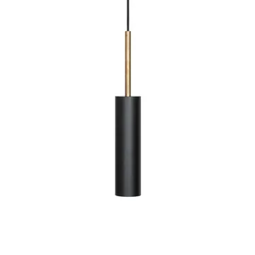 Stav pendant XL - Black/raw brass - Konsthantverk