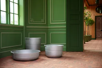 Linea pot no. 3 wide - Aluminium - KORBO