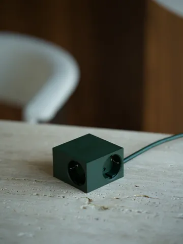 Cuboid+ outlet USB-C 30W 2 m - Dark Green - Kord