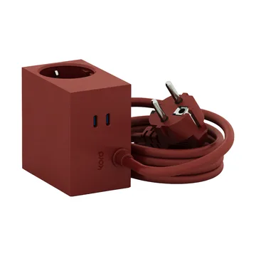 Cuboid+ outlet USB-C 30W 2 m - Fired Brick - Kord