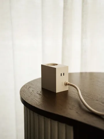 Cuboid+ outlet USB-C 30W 2 m - Pearled Ivory - Kord