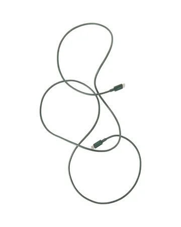 Kord USB-C to USB-C charging cable 1,8 m - Dark Green - Kord
