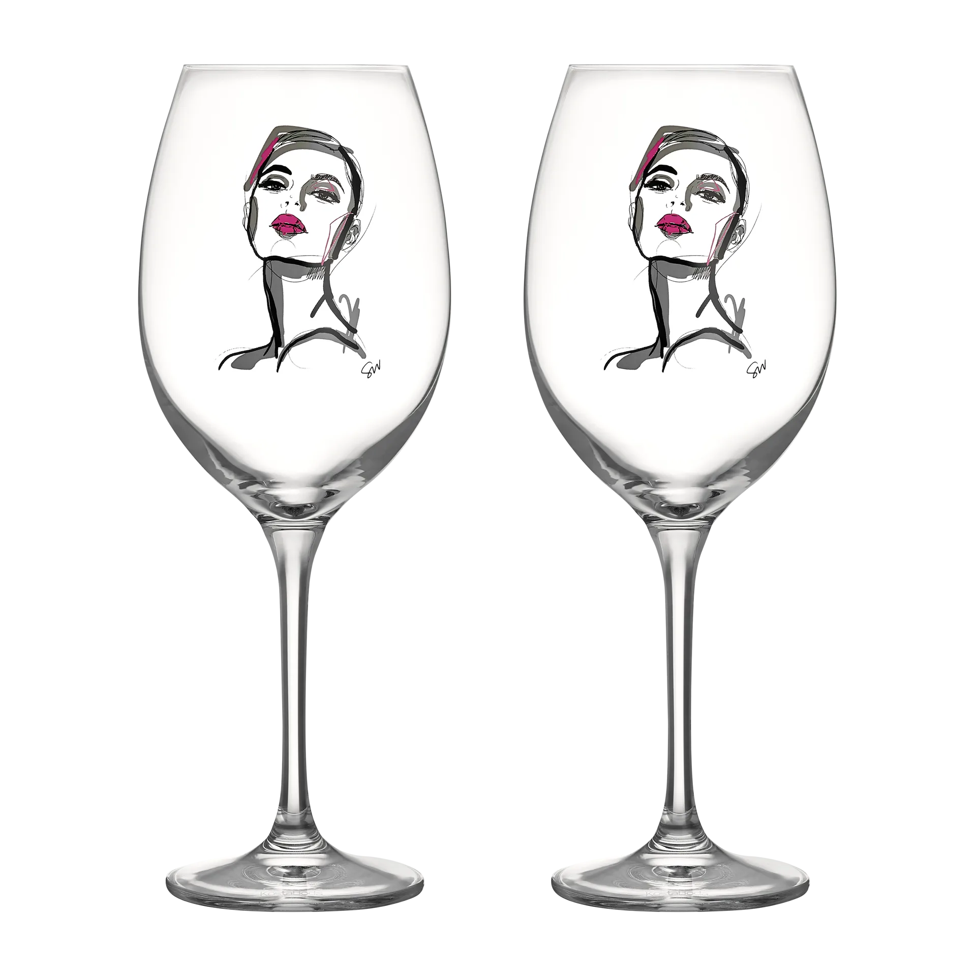 All about you wine glass 52 cl 2 pack, Hold you Kosta Boda