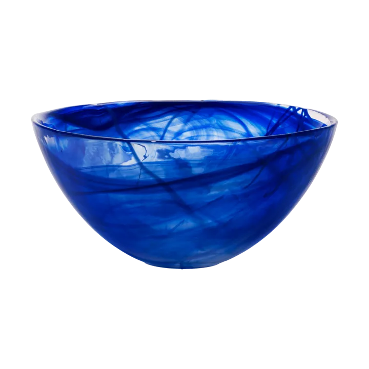 Contrast bowl 350 mm - Blue-blue - Kosta Boda