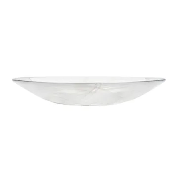 Contrast saucer 380 mm - White-white - Kosta Boda