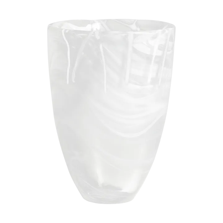 Contrast vase 200 mm - White-white - Kosta Boda
