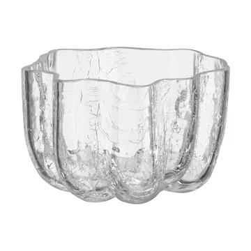 Crackle candle holder 5,8 cm - Clear - Kosta Boda