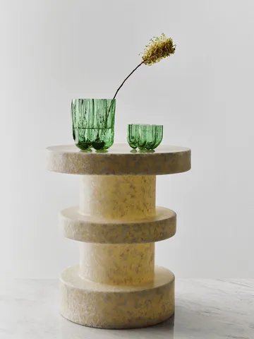 Crackle vase 12,1 cm - Dark green - Kosta Boda