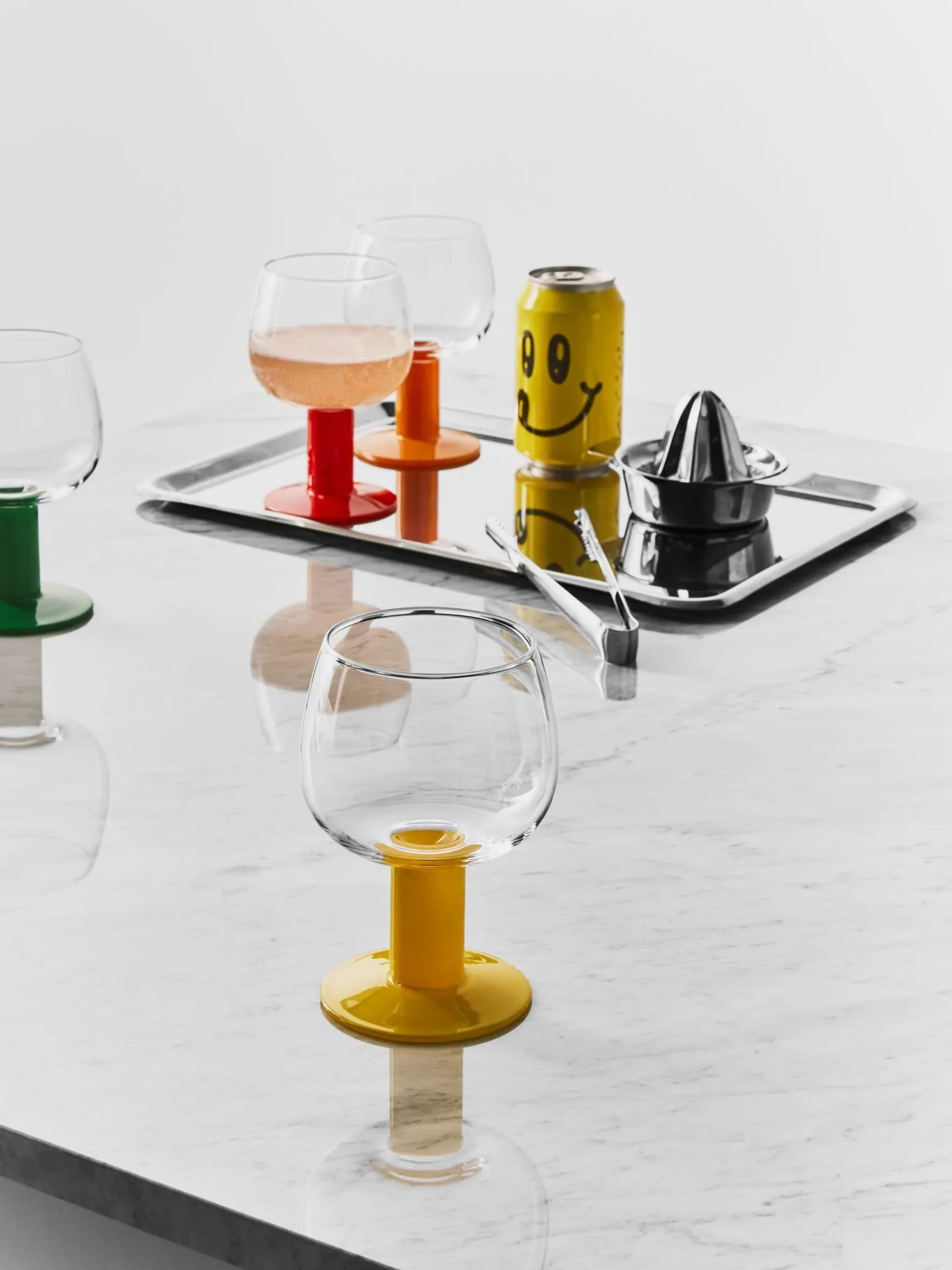 Father’s glass, Mixed colours, 40 cl, 4-pack Kosta Boda