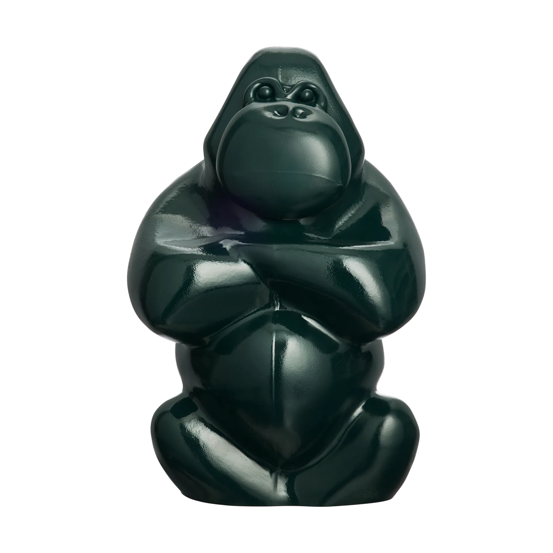Gabba Gabba Hey sculpture 305 mm, Dark green Kosta Boda