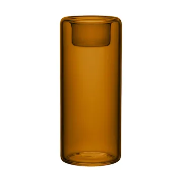 Happy candle holder 3 pieces - Amber - Kosta Boda