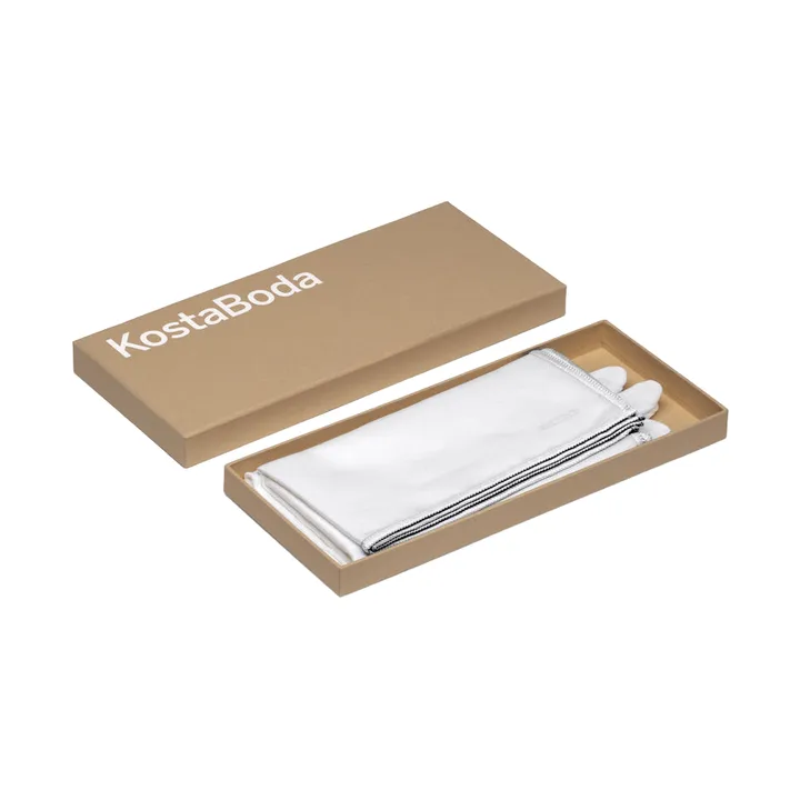 Kosta Boda glass care set box - White, medium - Kosta Boda