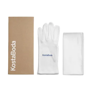 Kosta Boda glass care set box - White, small - Kosta Boda