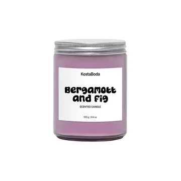Mind scented candle - Bergamott & Fig, 550 g - Kosta Boda
