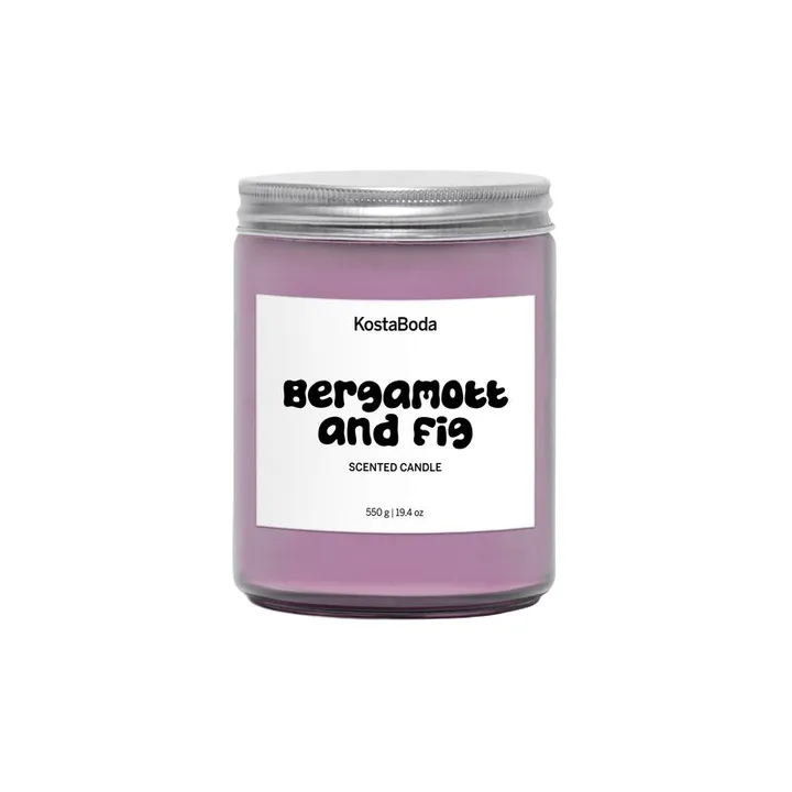 Mind scented candle - Bergamott & Fig, 550 g - Kosta Boda