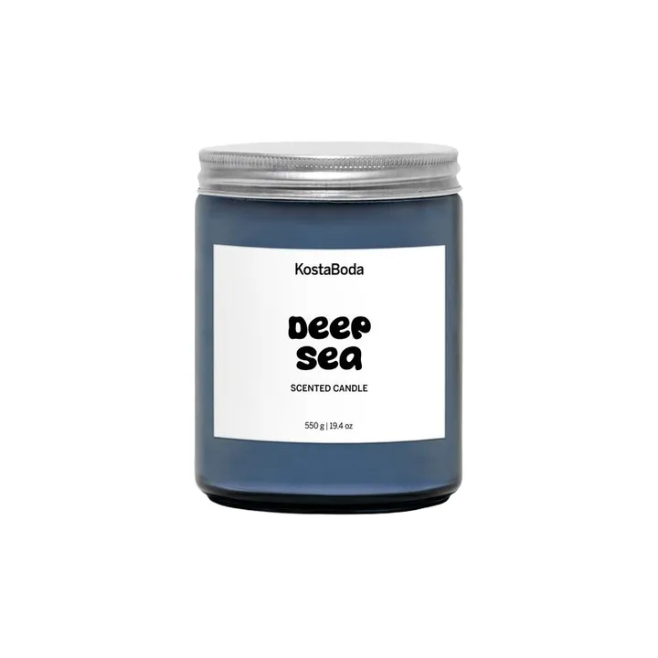 Mind scented candle - Deep Sea, 550 g - Kosta Boda