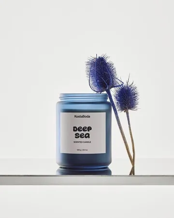Mind scented candle - Deep Sea, 550 g - Kosta Boda