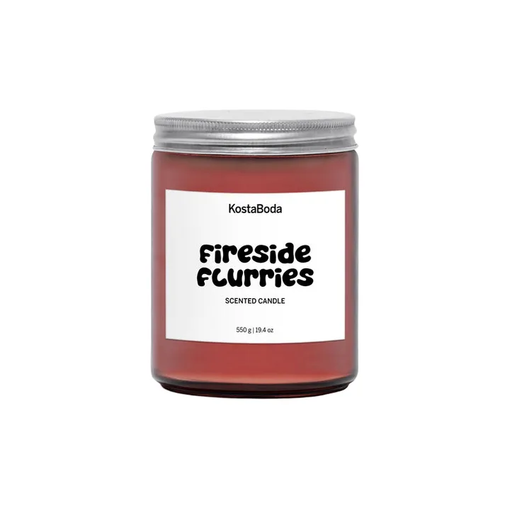 Mind scented candle - Fireside flurries, 550 g - Kosta Boda