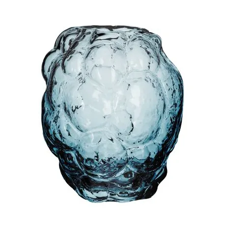 Moss vase circular 11.5 cm, Blue Kosta Boda