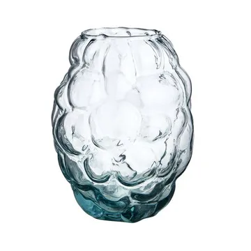 Moss vase circular 11.5 cm - Blue - Kosta Boda