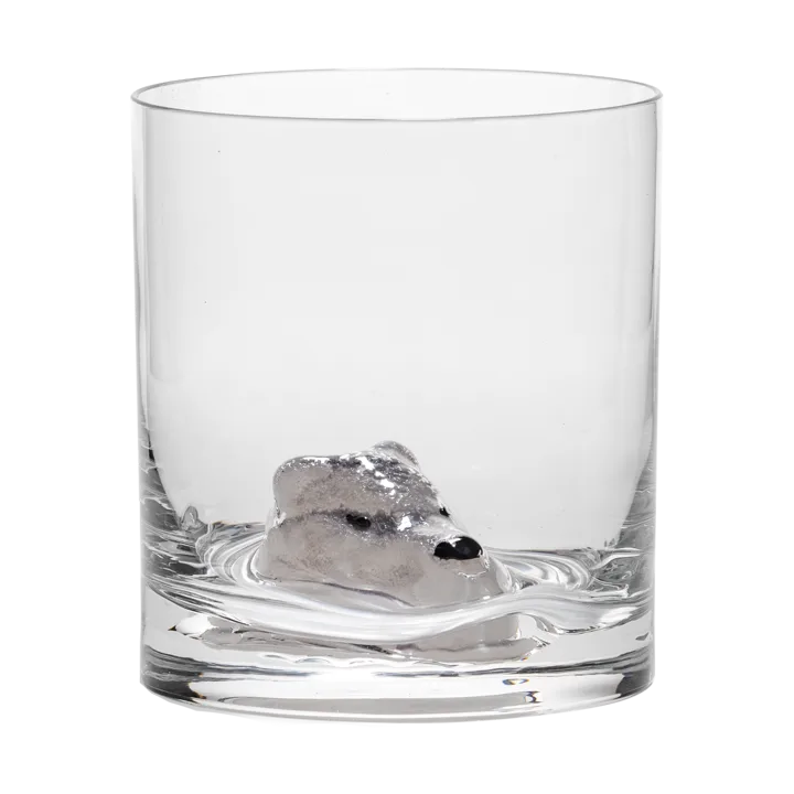 New Friends glass 46 cl - Arctic fox - Kosta Boda