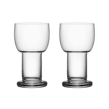 Picnic glass 32cl 2-pack - Clear - Kosta Boda