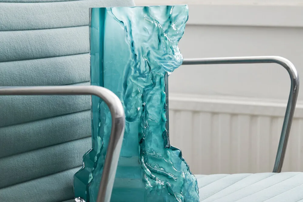 Rocky Baroque vase 35 cm, Chrysocolla Kosta Boda