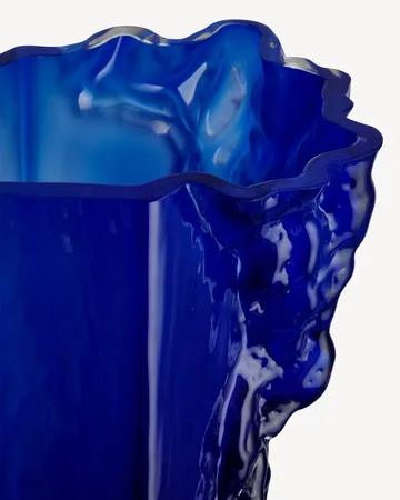 Rocky Baroque vase 35 cm - Deep blue - Kosta Boda