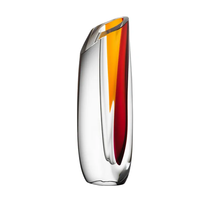 Saraband vase 36 cm - red-orange - Kosta Boda
