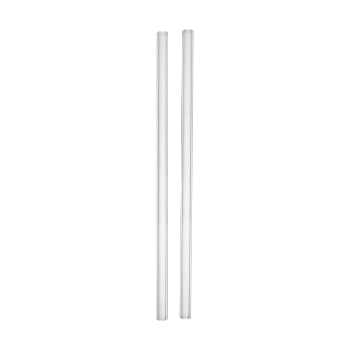 Sipsavor straws 200 mm 2-pack - Clear - Kosta Boda