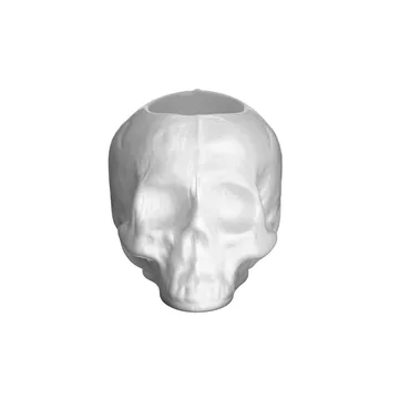 Skull votive 8,5 cm - White - Kosta Boda