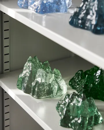 The Rock votive 91 mm - Circular glass - Kosta Boda
