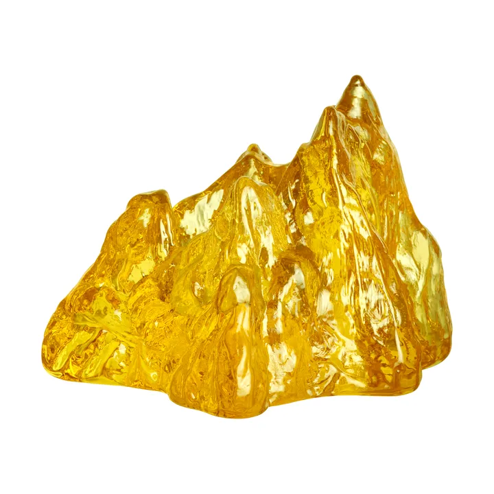 The Rock votive 91 mm - Yellow - Kosta Boda