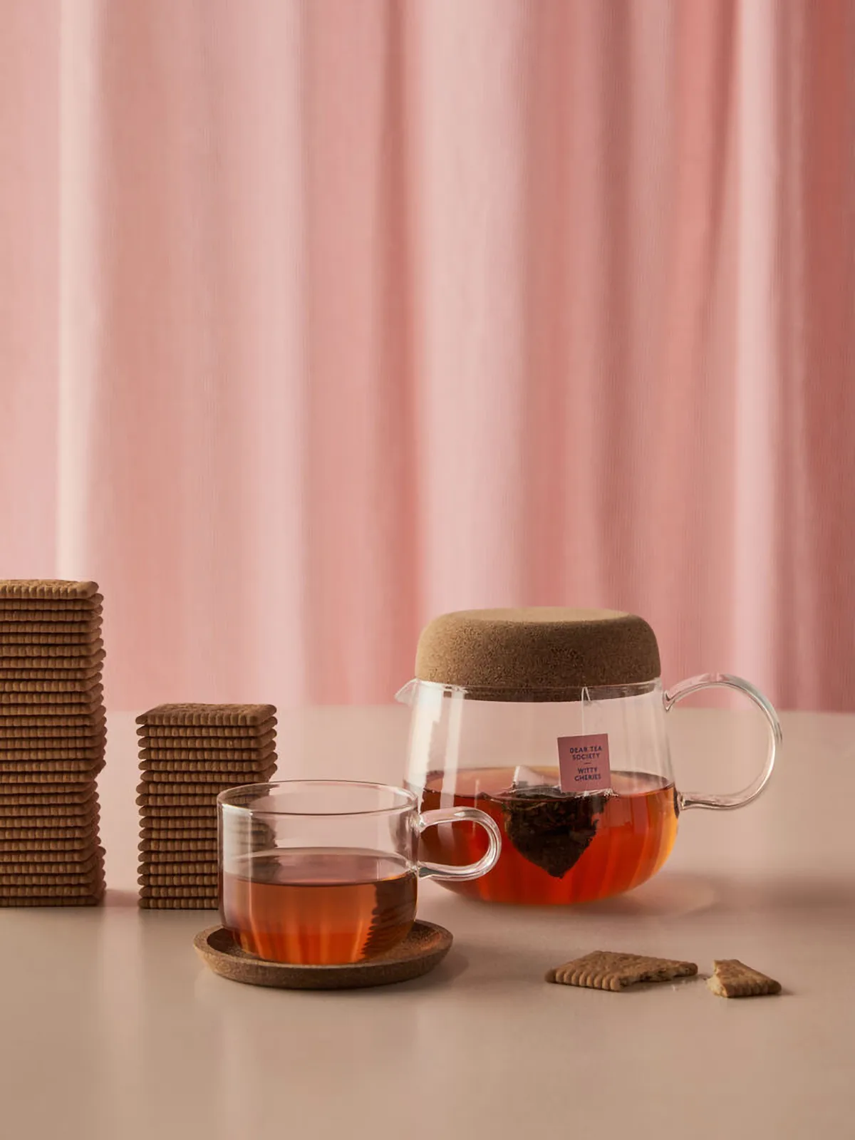 Viva cup with saucer 30 cl 2-pack, Clear Kosta Boda