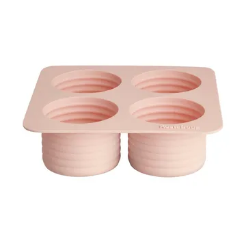 Viva ice cube mold 4 compartments 13 cl - Powder pink - Kosta Boda