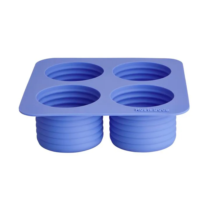 Viva ice cube mold 4 compartments 13 cl - Sea blue - Kosta Boda