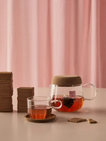 Viva teapot with cork lid 1.2 L - Clear - Kosta Boda