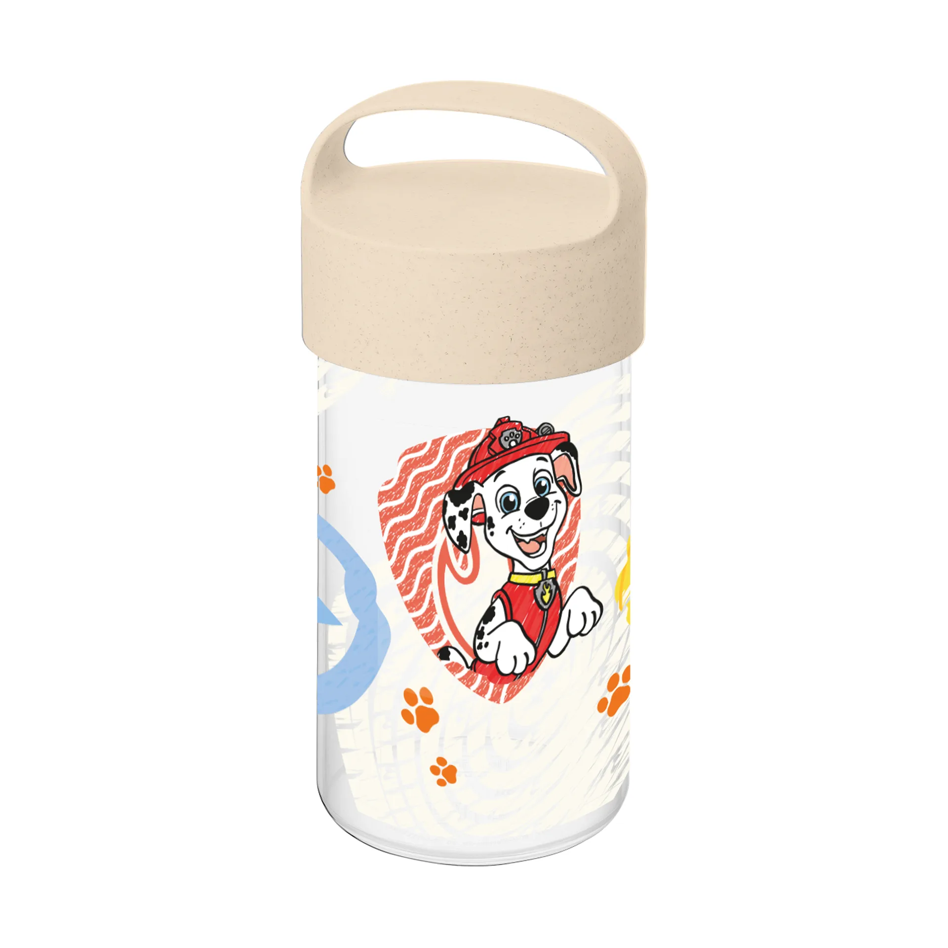 Buddy Snack Paw Patrol water bottle 50 cl, Beige Koziol