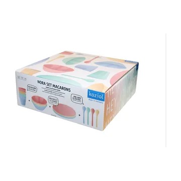 Nora Macarons dinnerware set 16 pieces - Multi - Koziol