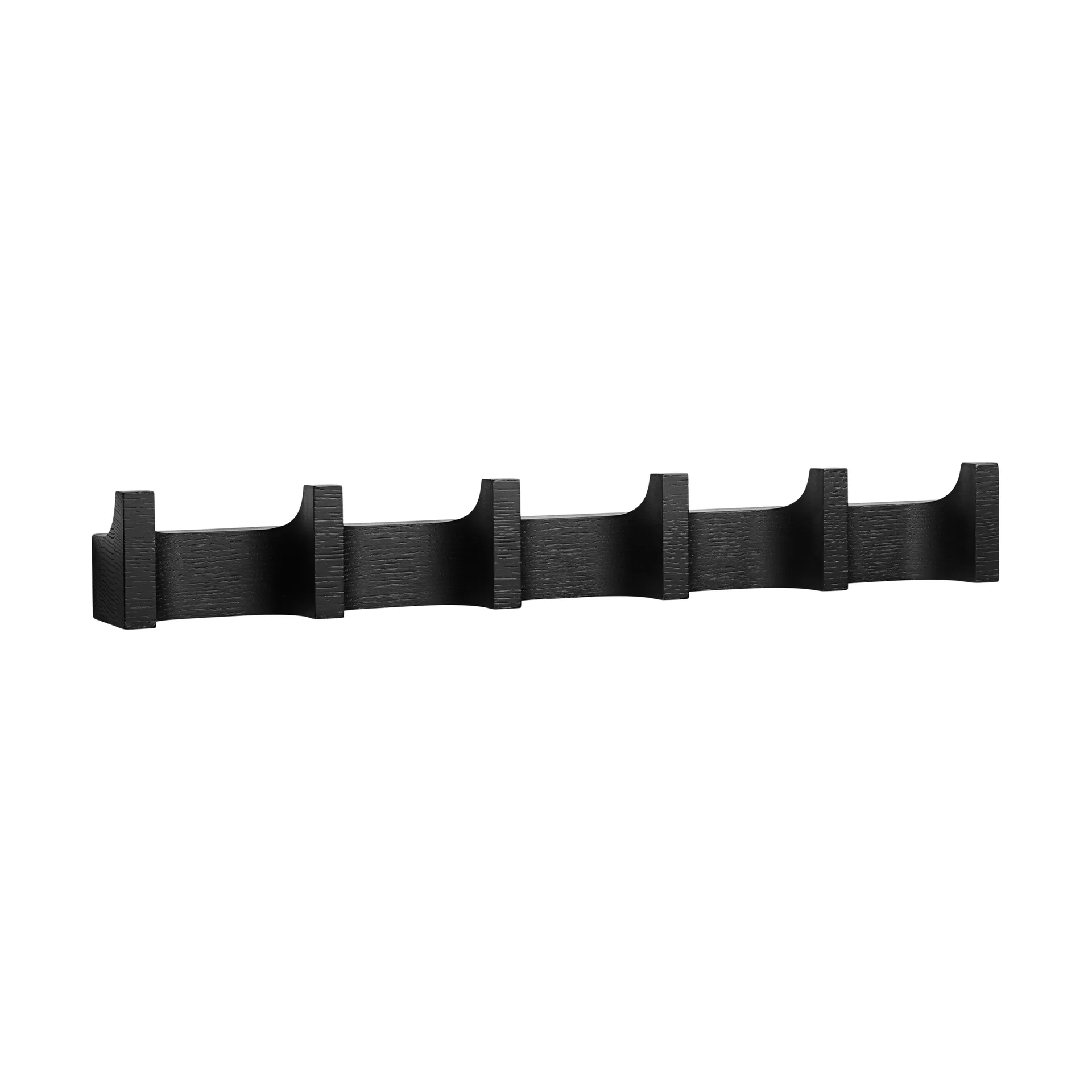 Column coat rack 49 cm, Black stained oak Kristina Dam Studio