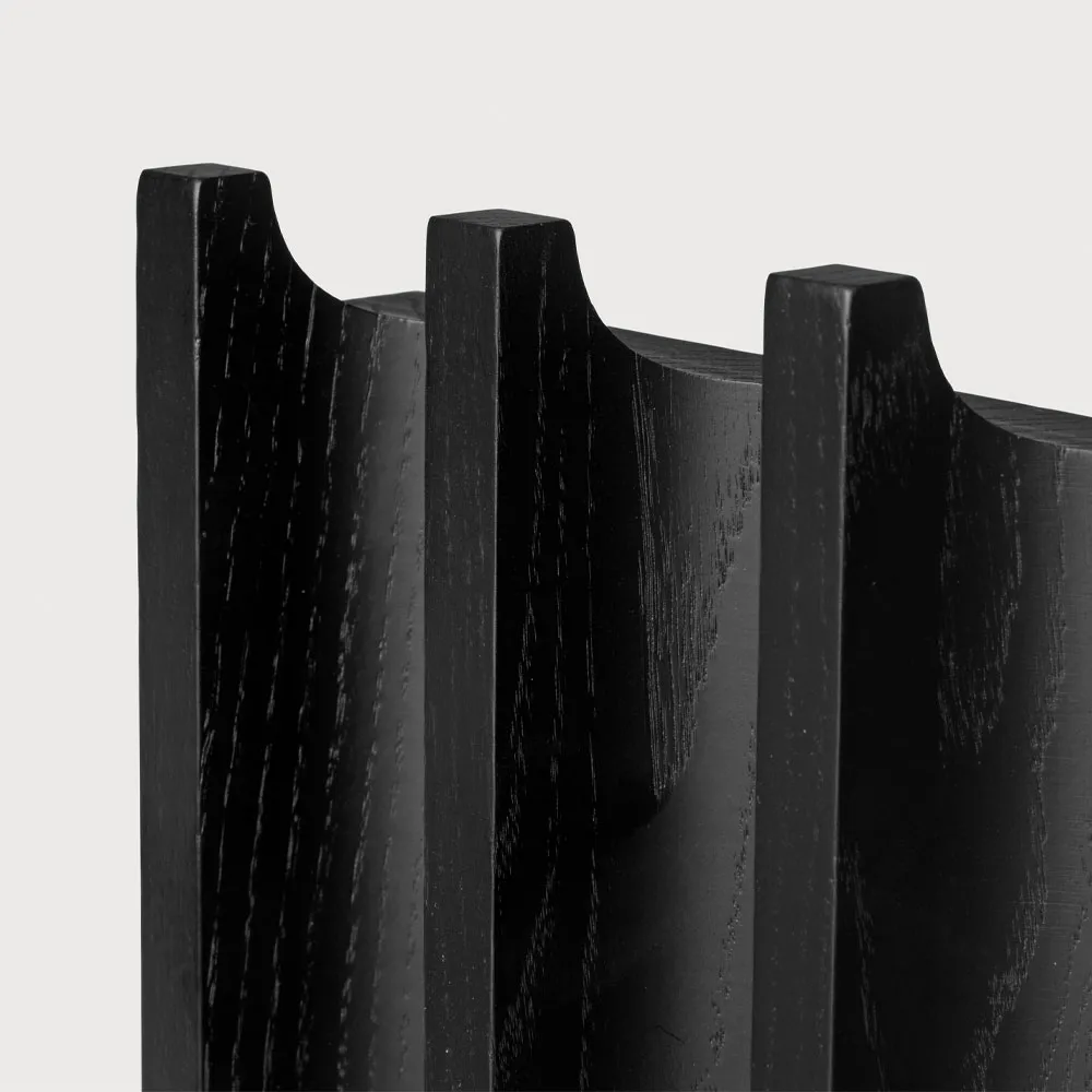 Column hanger, Oak black lacquered Kristina Dam Studio