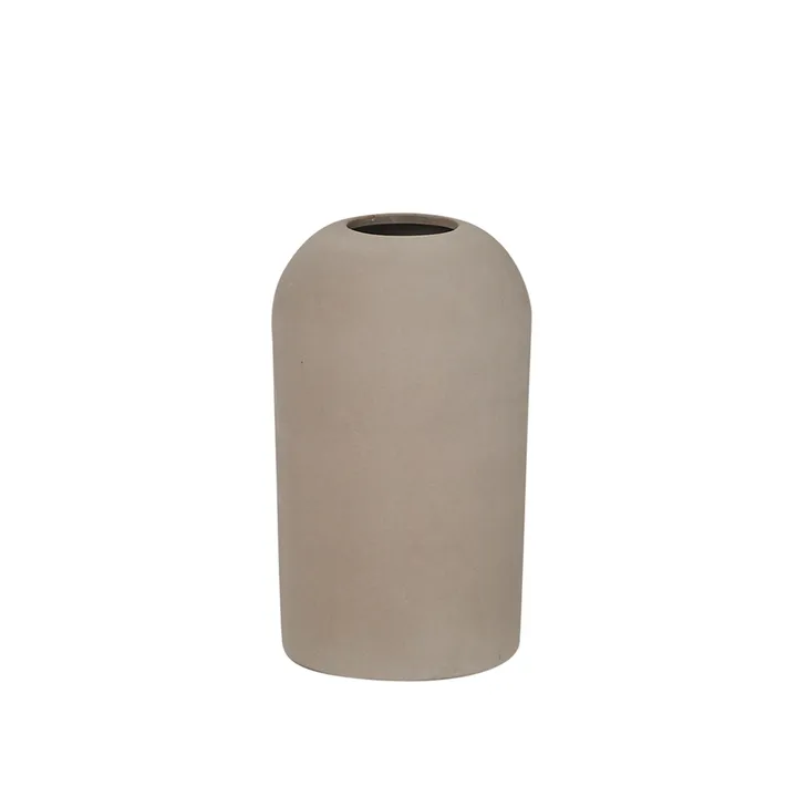 Dome vase - Grey engobe, medium - Kristina Dam Studio