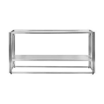 Foldable console 124x60 cm - Brushed stainless steel - Kristina Dam Studio