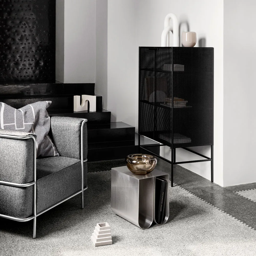 Grid cabinet, Beige Kristina Dam Studio