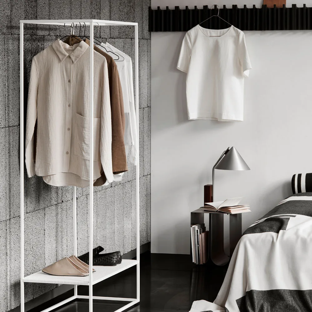 Grid clothes hanger, Black Kristina Dam Studio