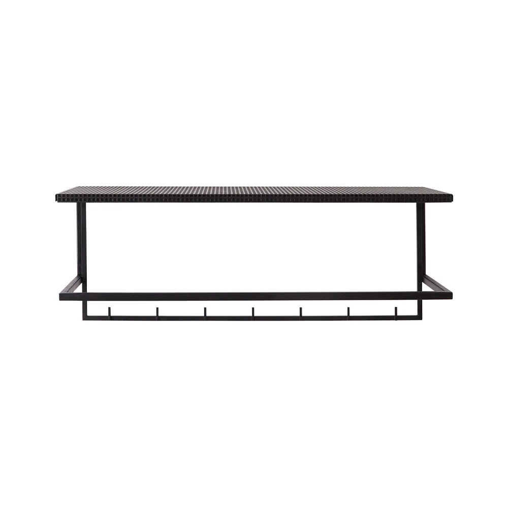 Grid hat shelf, Black Kristina Dam Studio